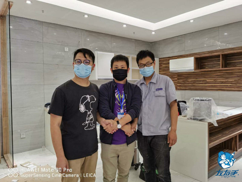廣西左右手安裝案例|堅持左右手服務理念：服務一家，滿意一家！